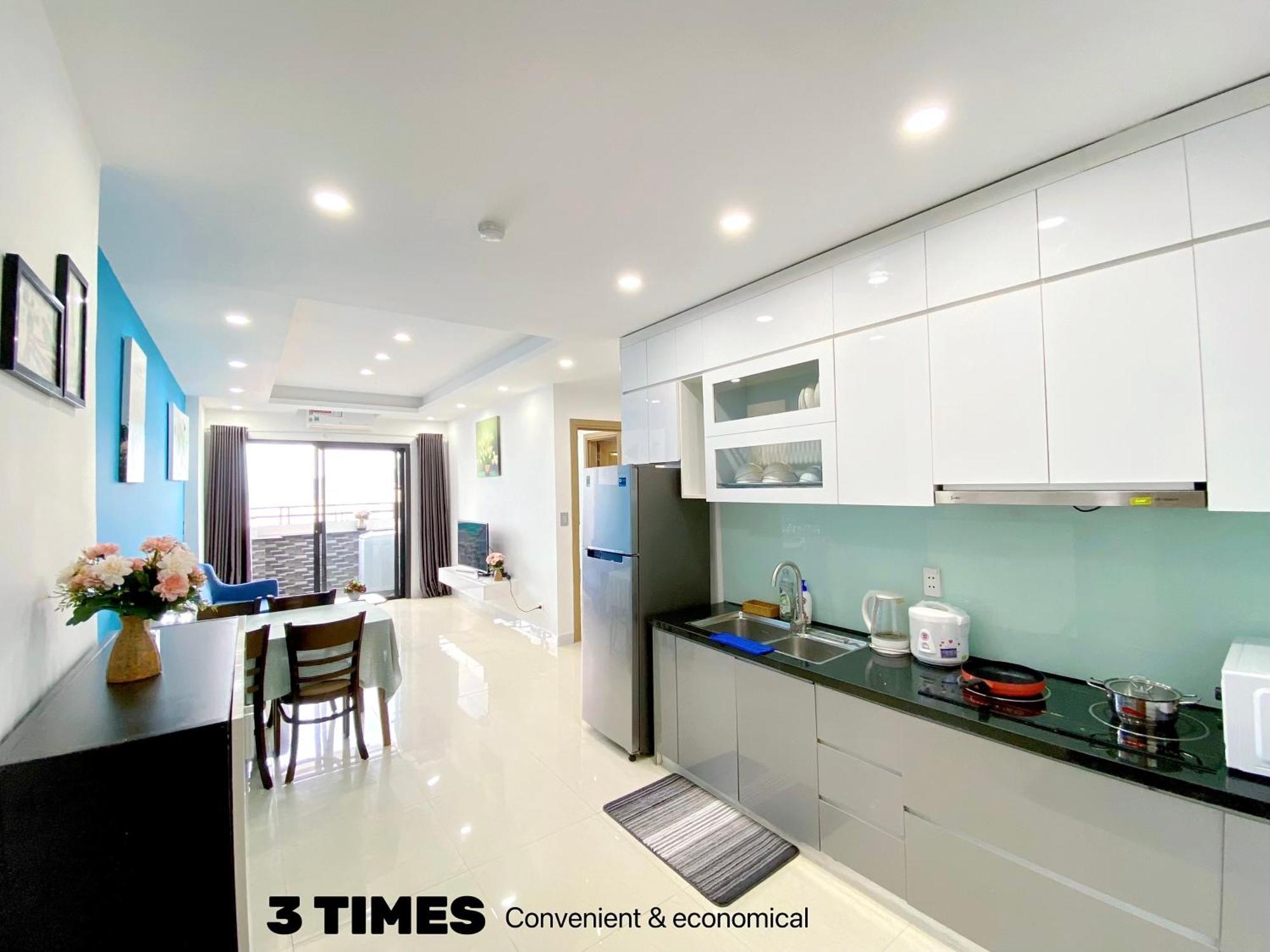 Blue Ocean Apartment At My Khe Дананг Экстерьер фото