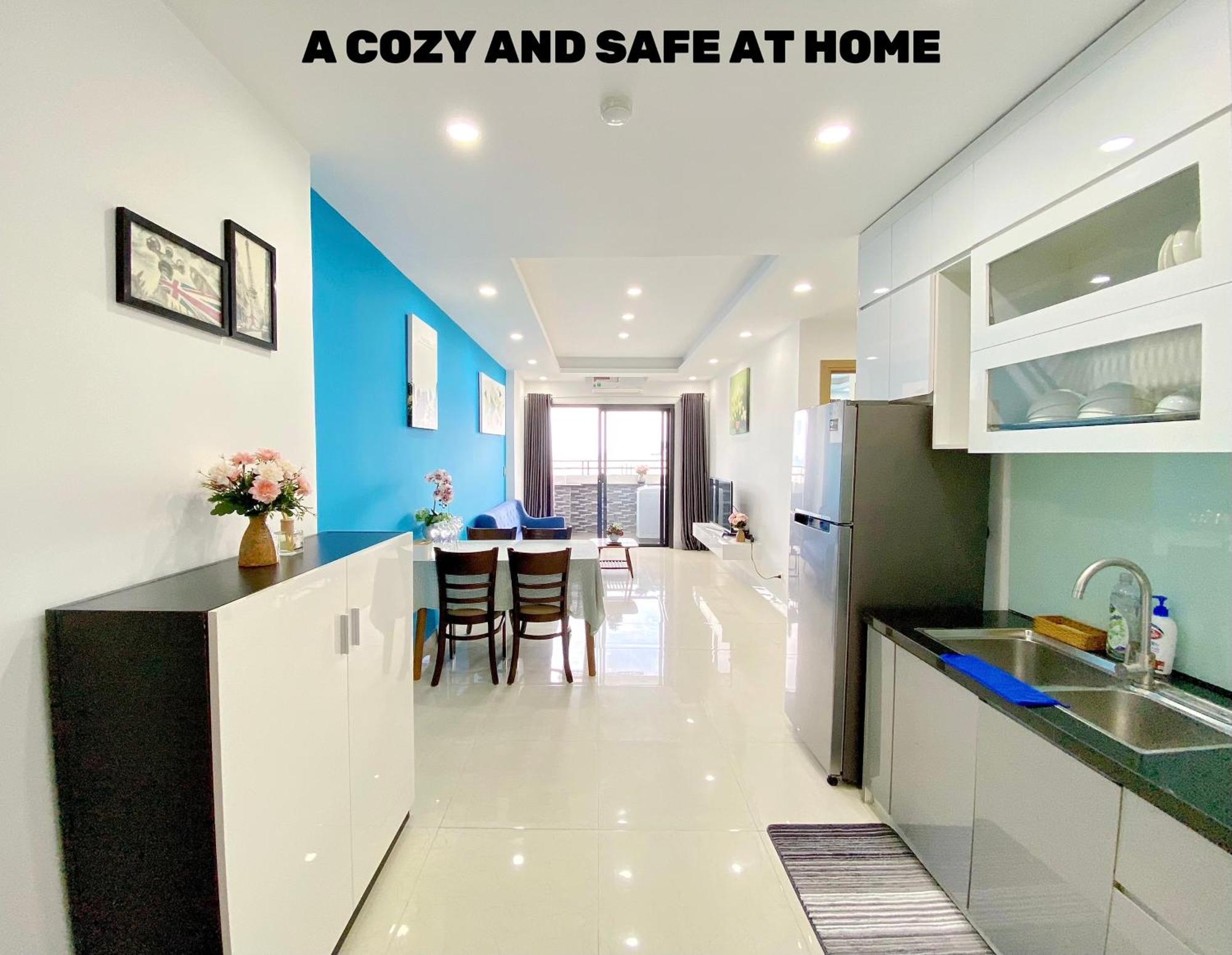 Blue Ocean Apartment At My Khe Дананг Экстерьер фото