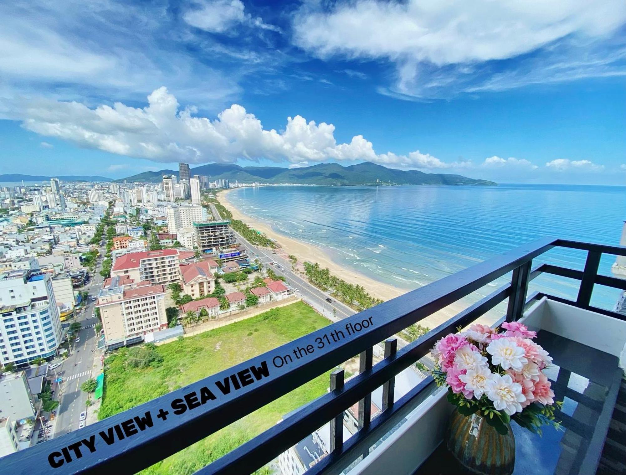 Blue Ocean Apartment At My Khe Дананг Экстерьер фото
